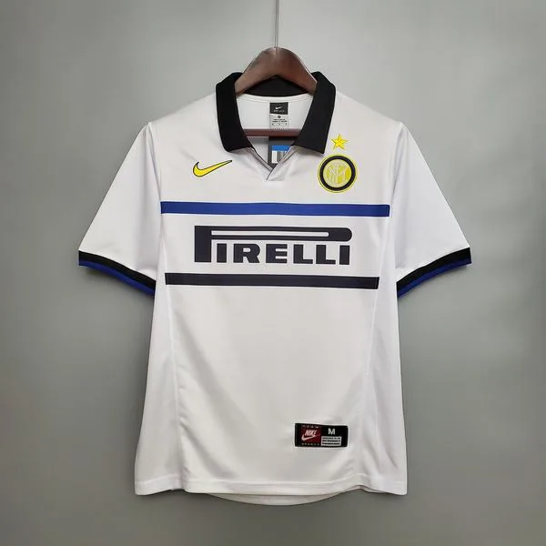 Camiseta de fútbol Inter Milan 1998/99 VISITANTE MANGA CORTA VERSION FAN